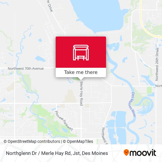 Mapa de Northglenn Dr / Merle Hay Rd, Jst