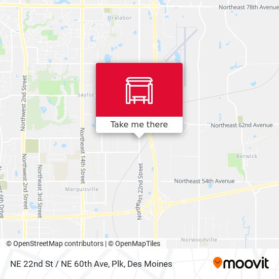 Mapa de NE 22nd St / NE 60th Ave, Plk