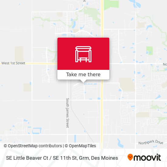 SE Little Beaver Ct / SE 11th St, Grm map