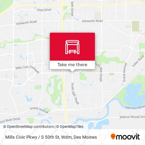 Mapa de Mills Civic Pkwy / S 50th St, Wdm