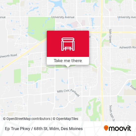 Mapa de Ep True Pkwy / 68th St, Wdm