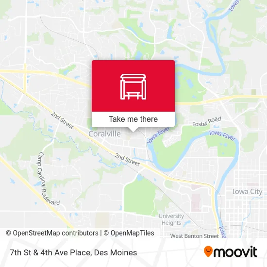 7th St & 4th Ave Place map