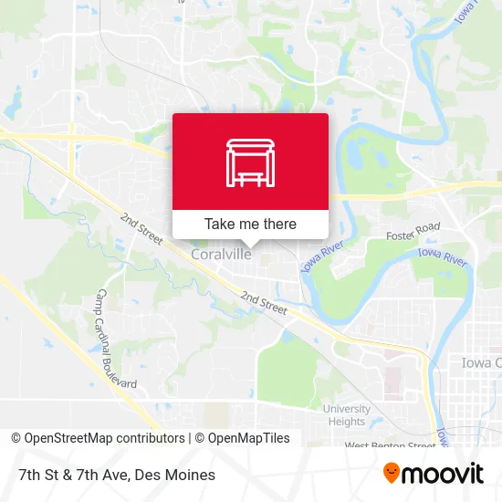 7th St & 7th Ave map