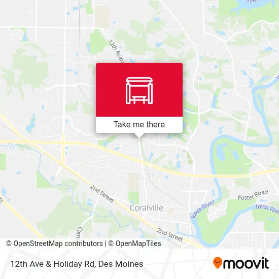 12th Ave & Holiday Rd map