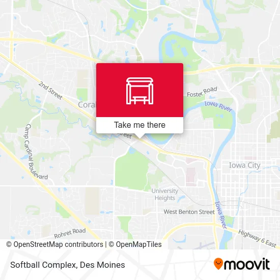 Softball Complex map