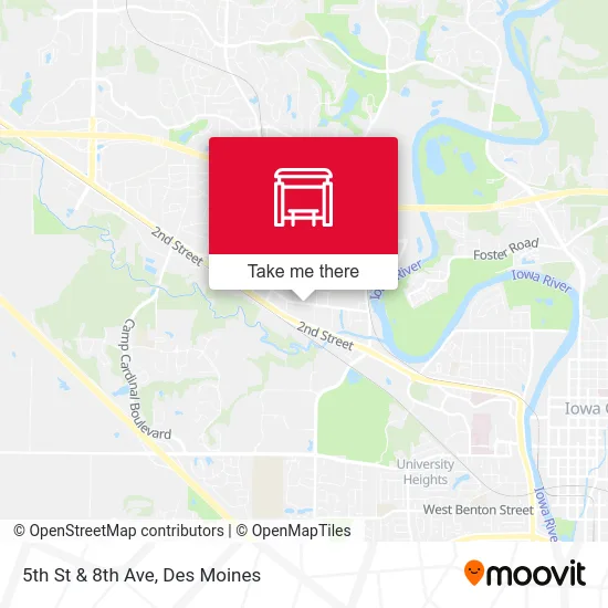 5th St & 8th Ave map