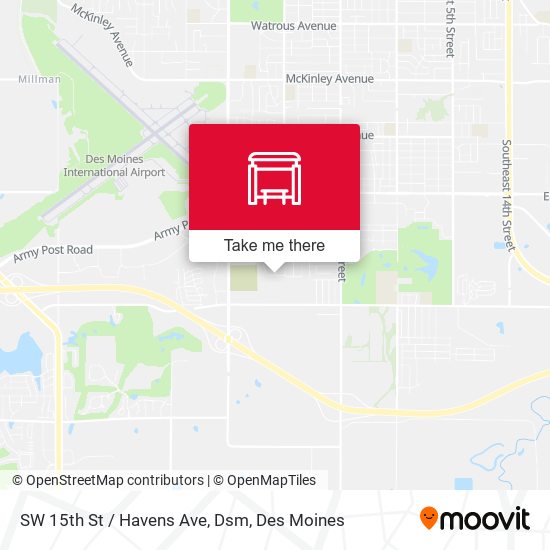 Mapa de SW 15th St / Havens Ave, Dsm