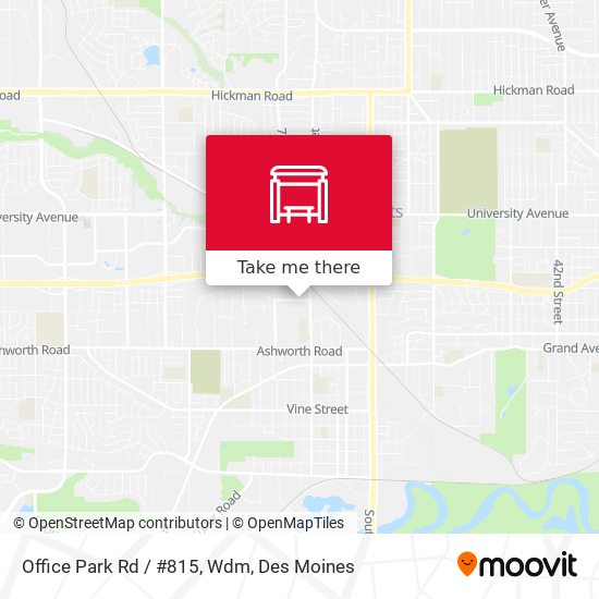 Office Park Rd / #815, Wdm map