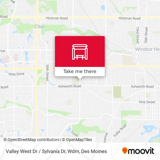 Mapa de Valley West Dr / Sylvania Dr, Wdm