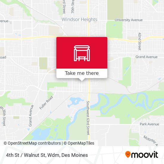Mapa de 4th St / Walnut St, Wdm