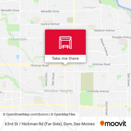 Mapa de 63rd St / Hickman Rd (Far-Side), Dsm