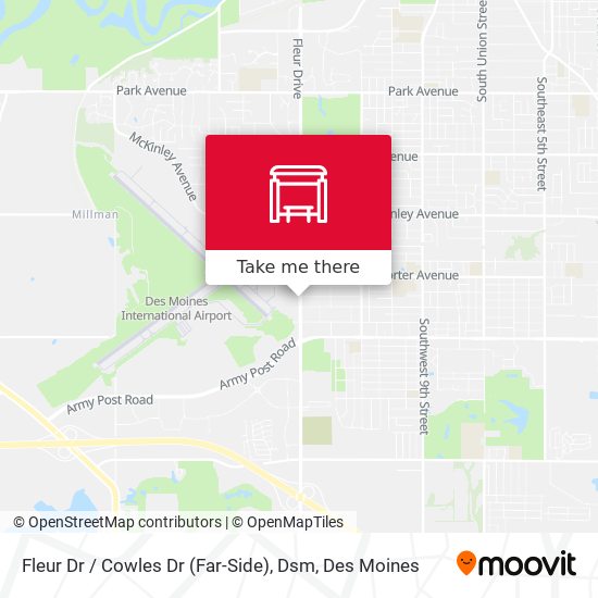 Fleur Dr / Cowles Dr (Far-Side), Dsm map