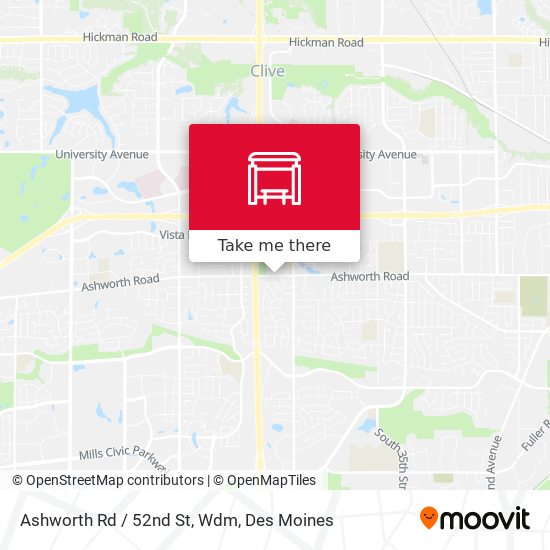 Mapa de Ashworth Rd / 52nd St, Wdm