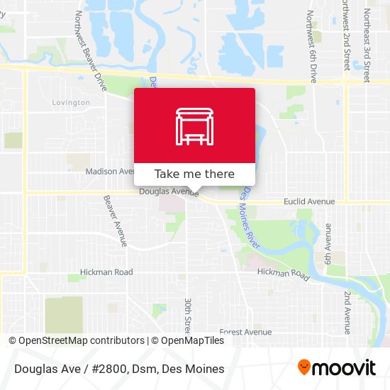 Douglas Ave / #2800, Dsm map
