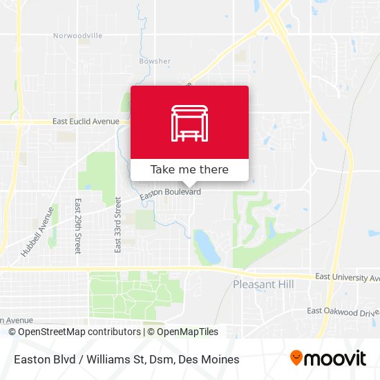 Mapa de Easton Blvd / Williams St, Dsm