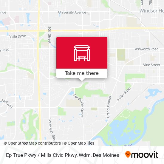 Ep True Pkwy / Mills Civic Pkwy, Wdm map