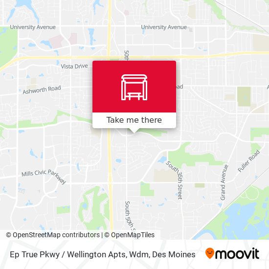 Ep True Pkwy / Wellington Apts, Wdm map
