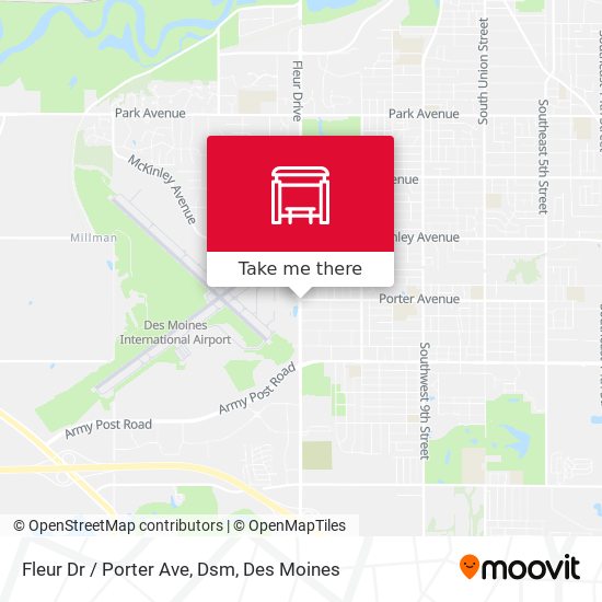 Mapa de Fleur Dr / Porter Ave, Dsm
