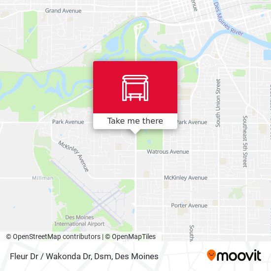Mapa de Fleur Dr / Wakonda Dr, Dsm