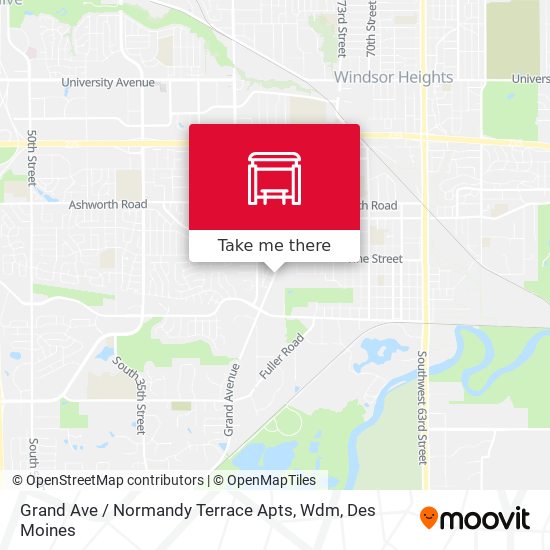 Mapa de Grand Ave / Normandy Terrace Apts, Wdm