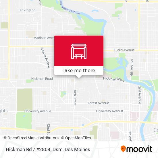 Hickman Rd / #2804, Dsm map