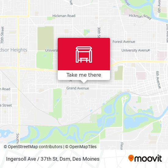 Mapa de Ingersoll Ave / 37th St, Dsm