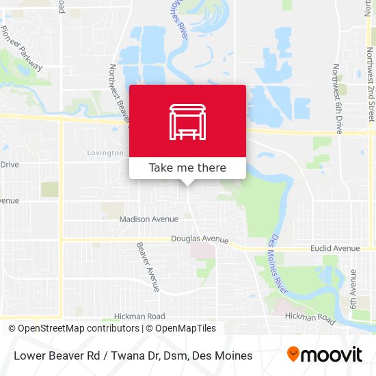 Mapa de Lower Beaver Rd / Twana Dr, Dsm