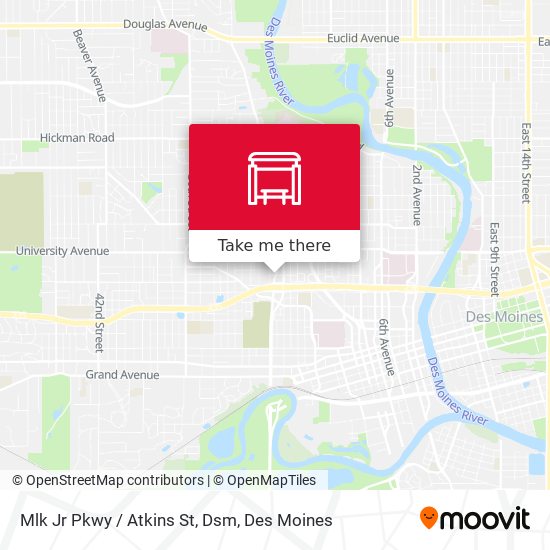 Mlk Jr Pkwy / Atkins St, Dsm map