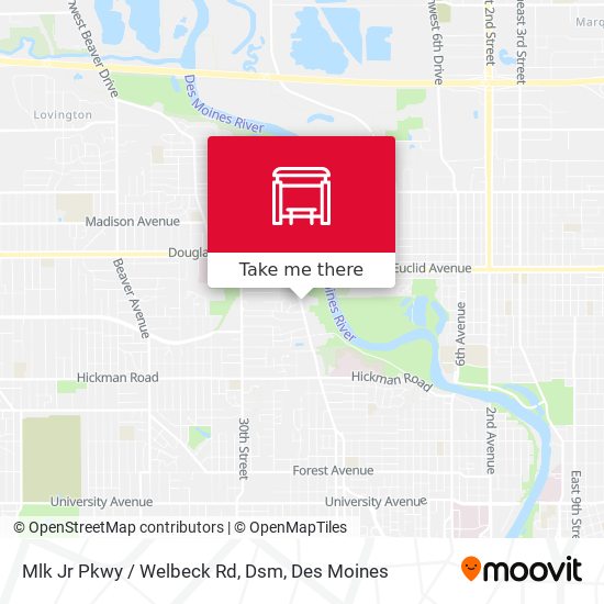 Mlk Jr Pkwy / Welbeck Rd, Dsm map