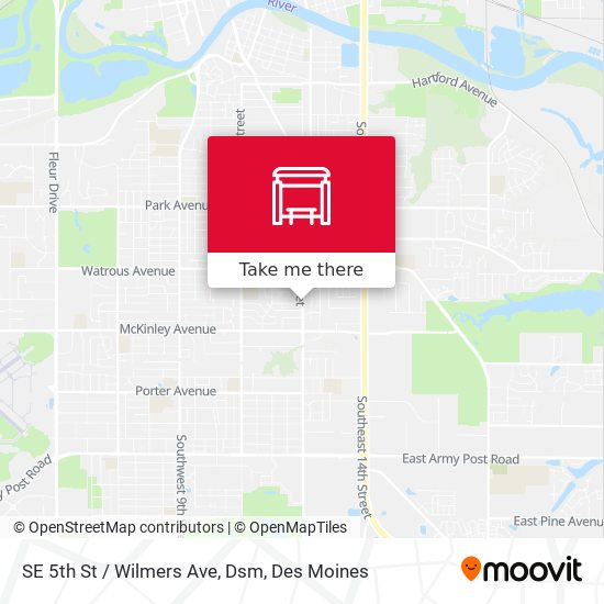 Mapa de SE 5th St / Wilmers Ave, Dsm