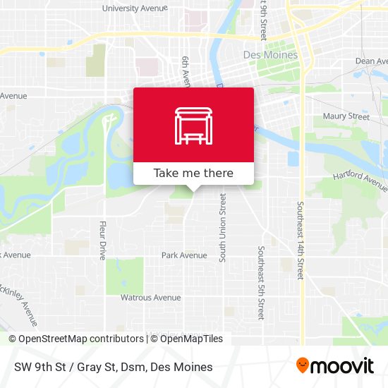 Mapa de SW 9th St / Gray St, Dsm
