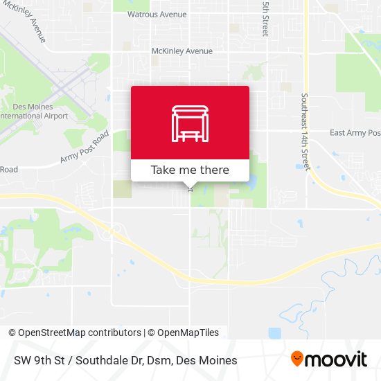 Mapa de SW 9th St / Southdale Dr, Dsm