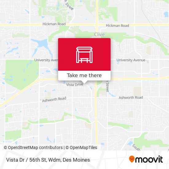 Mapa de Vista Dr / 56th St, Wdm