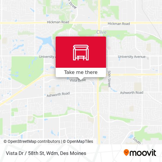 Mapa de Vista Dr / 58th St, Wdm