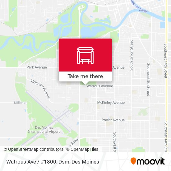 Watrous Ave / #1800, Dsm map