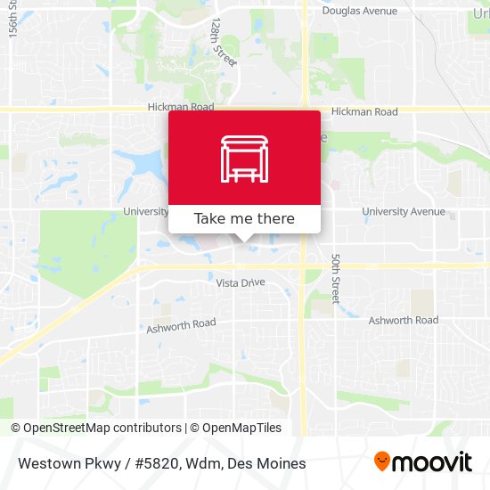 Westown Pkwy / #5820, Wdm map