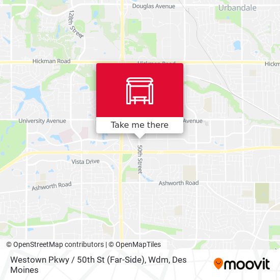 Westown Pkwy / 50th St (Far-Side), Wdm map