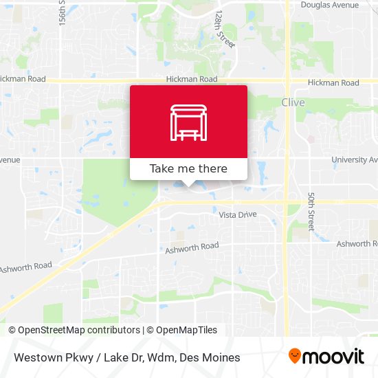 Mapa de Westown Pkwy / Lake Dr, Wdm