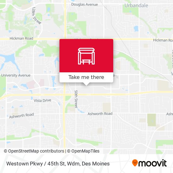 Mapa de Westown Pkwy / 45th St, Wdm