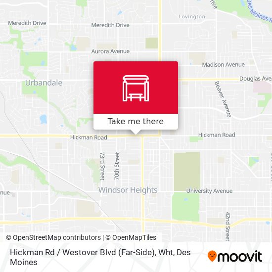 Mapa de Hickman Rd / Westover Blvd (Far-Side), Wht