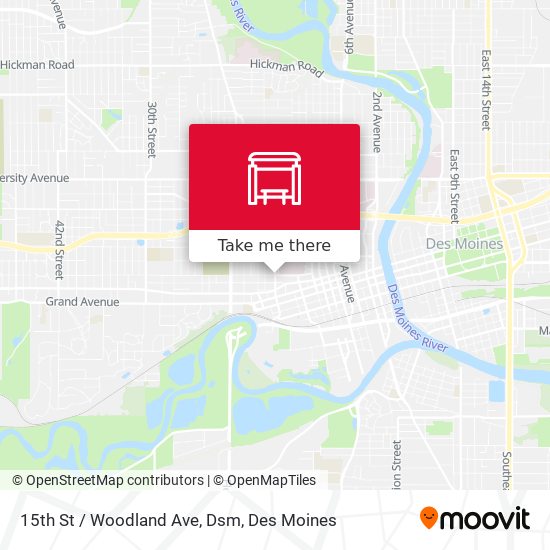 Mapa de 15th St / Woodland Ave, Dsm