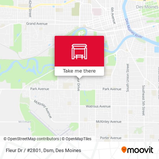 Fleur Dr / #2801, Dsm map