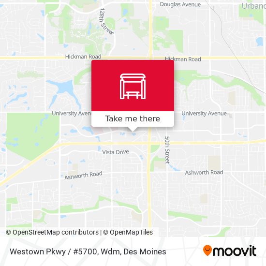 Mapa de Westown Pkwy / #5700, Wdm