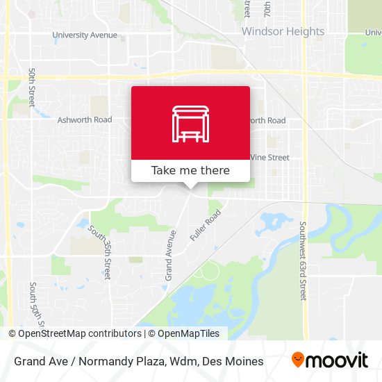 Grand Ave / Normandy Plaza, Wdm map