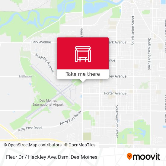 Fleur Dr / Hackley Ave, Dsm map
