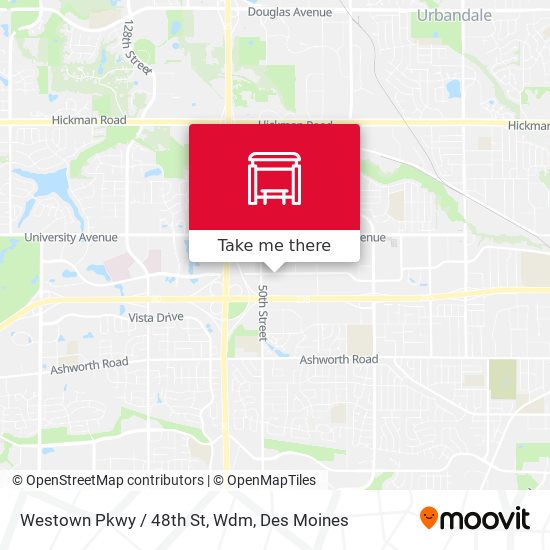 Westown Pkwy / 48th St, Wdm map