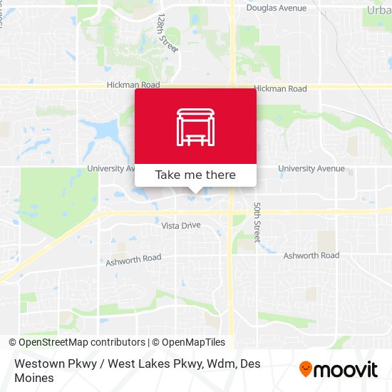 Westown Pkwy / West Lakes Pkwy, Wdm map
