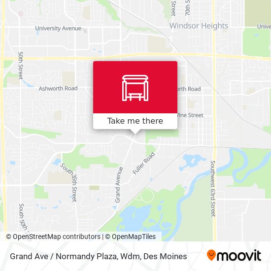 Grand Ave / Normandy Plaza, Wdm map