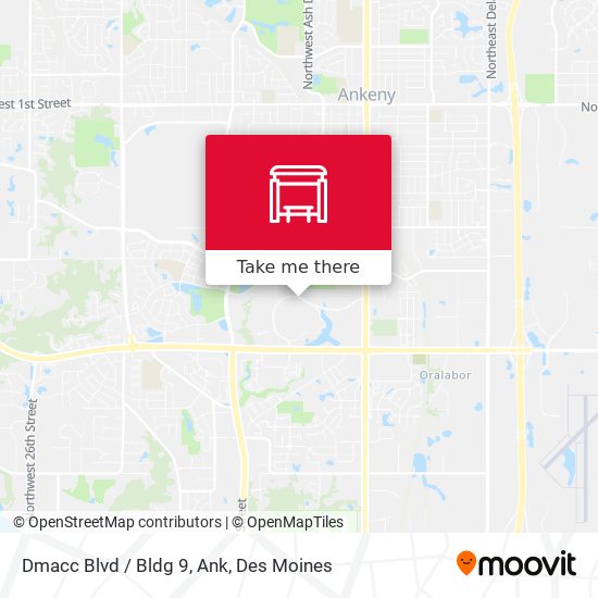 Dmacc Blvd / Bldg 9, Ank map