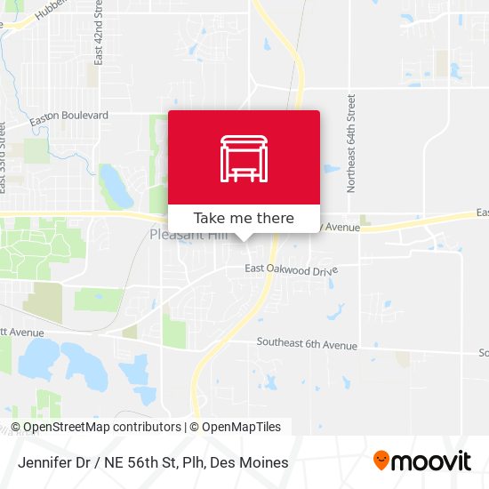 Jennifer Dr / NE 56th St, Plh map